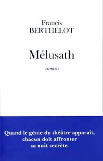 Couverture du livre « Mélusath » de Francis Berthelot aux éditions Fayard