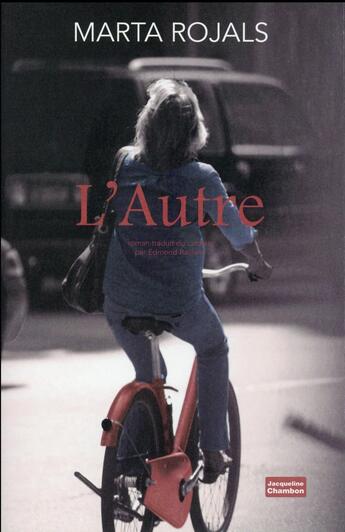 Couverture du livre « L'autre » de Rojals Marta aux éditions Jacqueline Chambon