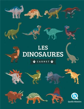 Couverture du livre « Les dinosaures » de Clementine V. Baron aux éditions Quelle Histoire