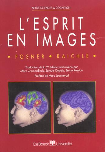 Couverture du livre « L'esprit en images » de Posner aux éditions De Boeck