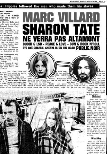 Couverture du livre « Sharon Tate ne verra pas Altamont » de Marc Villard aux éditions Publie.net