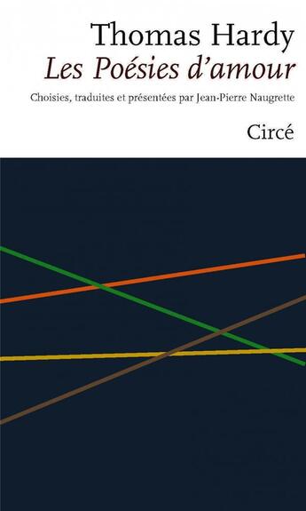 Couverture du livre « Les poésies d'amour » de Thomas Hardy aux éditions Circe