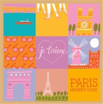 Couverture du livre « Paris memory game /anglais » de Heo Min aux éditions Ammo