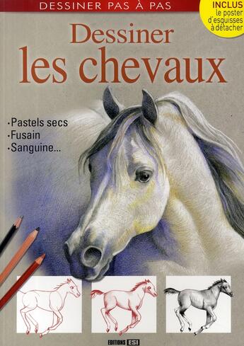 Couverture du livre « Dessiner les chevaux » de Brozinska Anastas. aux éditions Editions Esi