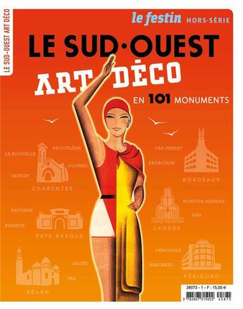 Couverture du livre « Le sud ouest art deco » de  aux éditions Le Festin