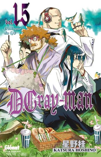 Couverture du livre « D.Gray-Man Tome 15 : l'attaque du QG » de Katsura Hoshino aux éditions Glenat