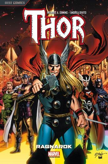 Couverture du livre « Thor t.1 : Ragnarok » de Michael Avon Oeming et Andrea Di Vito aux éditions Panini