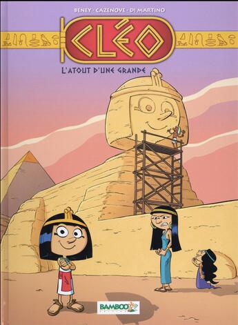 Couverture du livre « Cléo la petite pharaonne Tome 2 » de Christophe Cazenove et Richard Di Martino et Helene Beney aux éditions Bamboo