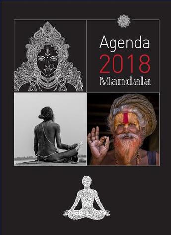 Couverture du livre « Agenda mandala (édition 2018) » de  aux éditions La Plage