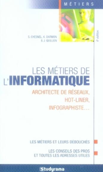 Couverture du livre « Les métiers de l'informatique (6e édition) » de  aux éditions Studyrama