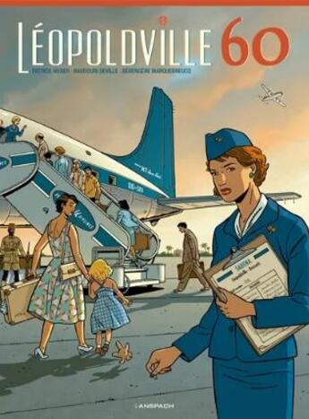 Couverture du livre « Kathleen Tome 2 : Léopoldville 60 » de Patrick Weber et Berengere Marquebreucq et Baudouin Deville aux éditions Anspach