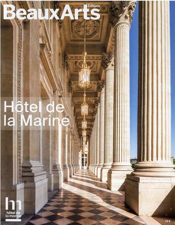 Couverture du livre « Hôtel de la Marine » de  aux éditions Beaux Arts Editions