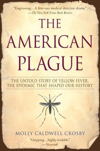 Couverture du livre « The American Plague » de Crosby Molly Caldwell aux éditions Penguin Group Us