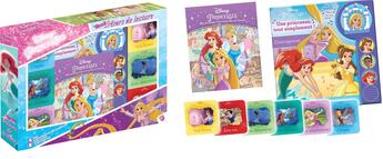 Couverture du livre « Disney Princesses ; mon grand coffret ; explore et plus encore » de  aux éditions Pi Kids