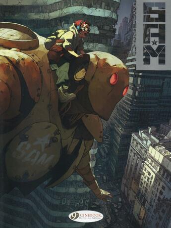 Couverture du livre « S.A.M. t.2 ; robot hunters » de Richard Marazano et Xiao Shang aux éditions Cinebook