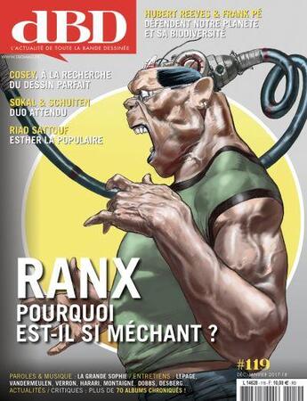 Couverture du livre « DBD MAGAZINE n.119 ; Ranx, pourquoi est-il si méchant ? janvier 2017 » de Dbd Magazine aux éditions Dbd