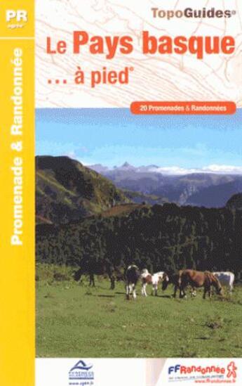 Couverture du livre « Le Pays basque... à pied (4e édition) » de  aux éditions Ffrp