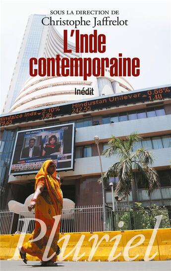 Couverture du livre « L'Inde contemporaine » de Christophe Jaffrelot aux éditions Pluriel