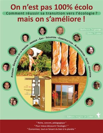 Couverture du livre « Comment réussir sa transition vers l'écologie ? » de Guillaume Desgeorge et Didier Prudon aux éditions Imagine Un Colibri