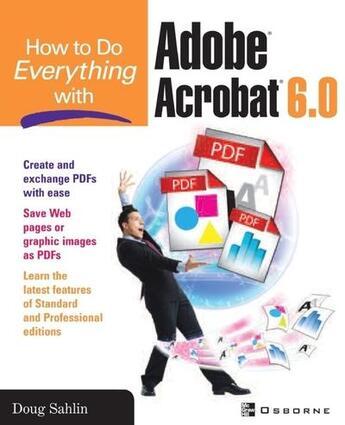 Couverture du livre « How to do everything with adobe acrobat 6.0 » de Sahlin Doug aux éditions Mcgraw-hill Education