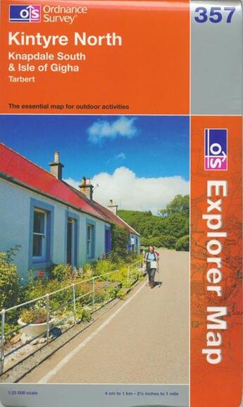 Couverture du livre « Kintyre North » de  aux éditions Ordnance Survey