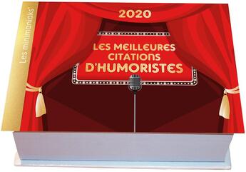 Couverture du livre « Minimaniak les meilleures citations d'humoristes (édition 2020) » de  aux éditions Editions 365