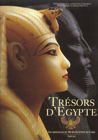 Couverture du livre « Trésors d'Egypte ; les merveilles du musée égyptien du Caire » de Francesco Tiradritti aux éditions Grund