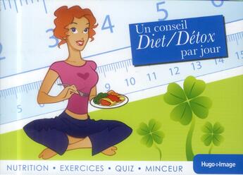 Couverture du livre « Un conseil diet/détox par jour » de  aux éditions Hugo Image