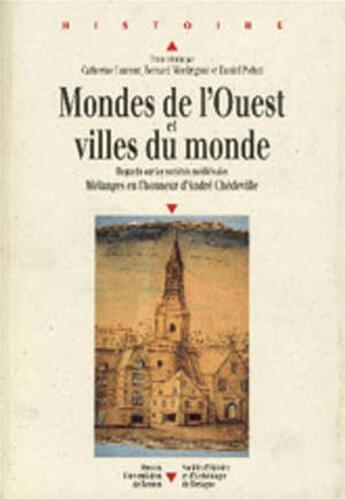 Couverture du livre « Monde de l'ouest : de ville du monde au Moyen Âge » de  aux éditions Pu De Rennes