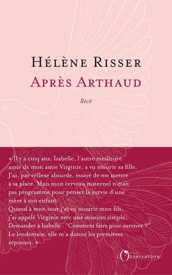 Couverture du livre « Après Arthaud » de Helene Risser aux éditions L'observatoire