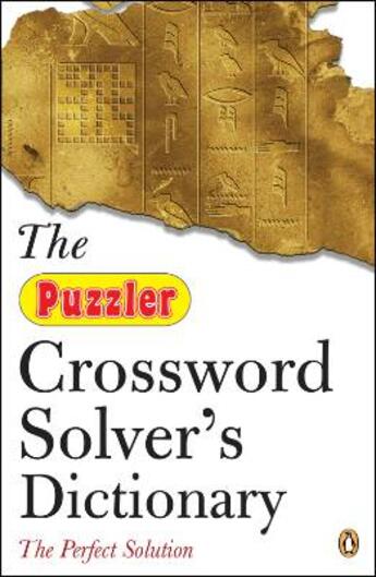 Couverture du livre « The puzzler crossword solver's dictionary » de The Puzzler aux éditions Penguin Books