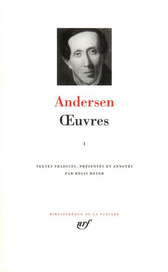 Couverture du livre « Oeuvres Tome 1 » de Hans Christian Andersen aux éditions Gallimard