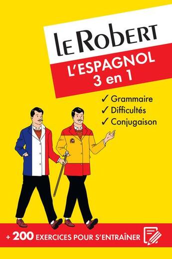 Couverture du livre « 3 EN 1 ; dictionnaire le Robert ; l'espagnol (édition 2017) » de  aux éditions Le Robert