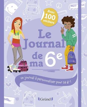 Couverture du livre « Le journal de ma 6e » de Corre Montagu F. aux éditions Grund