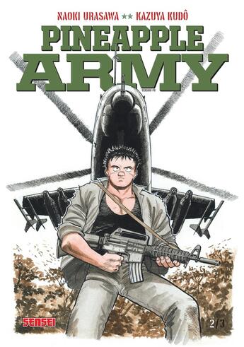 Couverture du livre « Pineapple army Tome 2 » de Naoki Urasawa et Kazuya Kudo aux éditions Kana