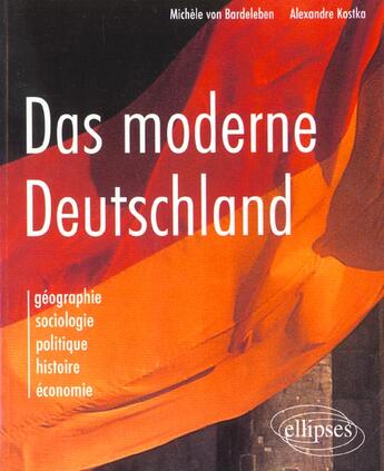 Couverture du livre « Das moderne deutschland » de Von/Kostka aux éditions Ellipses