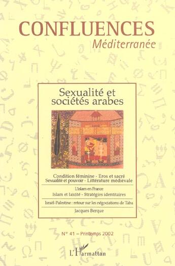 Couverture du livre « Sexualite et societes arabes - vol41 » de  aux éditions L'harmattan