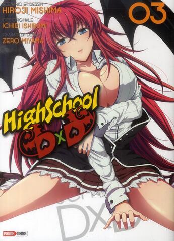 Couverture du livre « High school DxD Tome 3 » de Zero Miyama et Hiroji Mishima et Ichiei Ishibumi aux éditions Panini