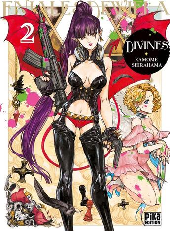 Couverture du livre « Divines ; Eniale & Dewiela Tome 2 » de Kamome Shirahama aux éditions Pika