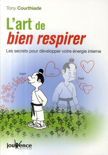 Couverture du livre « L'art de bien respirer » de Tony Courthiade aux éditions Jouvence