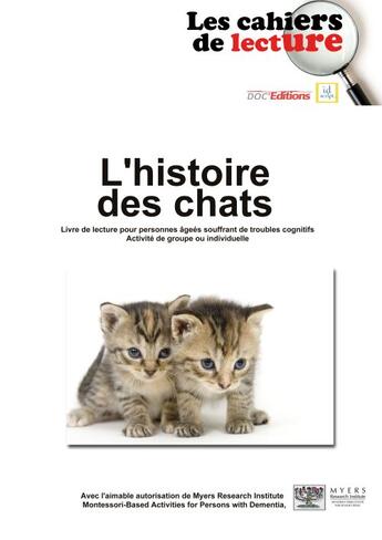 Couverture du livre « L'histoire des chats » de Joelle Decam aux éditions Doc.editions