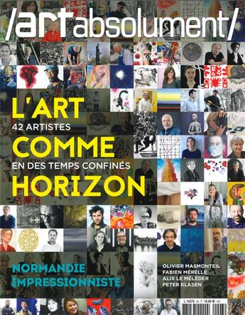 Couverture du livre « Art absolument n 93 - ete 2020 » de  aux éditions Art Absolument