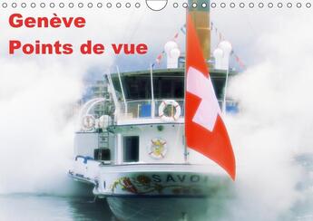 Couverture du livre « Geneve points de vue calendrier mural 2018 din a4 horizontal - points de vue un autre regard » de Toffano Aphrod aux éditions Calvendo