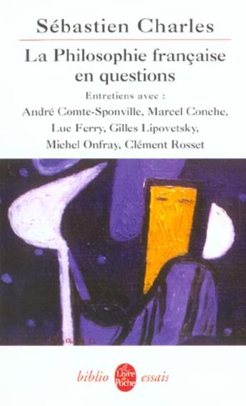 Couverture du livre « La philosophie francaise en question » de Charles-S aux éditions Le Livre De Poche