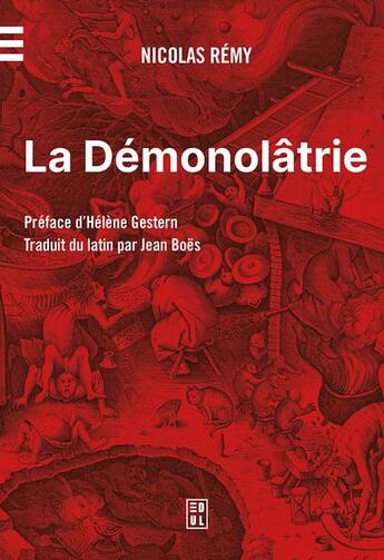 Couverture du livre « La démonolâtrie » de Nicolas Remy aux éditions Edul