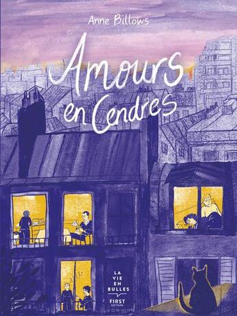 Couverture du livre « Amours en cendres » de Anne Billows aux éditions First