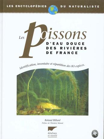 Couverture du livre « Poissons D'Eau Douce Des Rivieres De France (Les) » de Roland Billard aux éditions Delachaux & Niestle