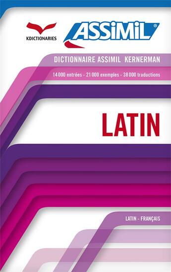 Couverture du livre « Dictionnaire latin ; latin-français » de  aux éditions Assimil