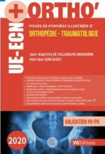 Couverture du livre « UE-ECN+ ORTHOPEDIE 3 » de Goncalves aux éditions Vernazobres Grego