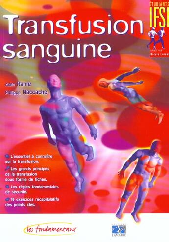 Couverture du livre « Transfusion sanguine » de Rame aux éditions Lamarre